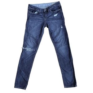 2/$20 GAP Egypt - Limited Edition 1969 Jeans Womens 6 Dark Wash Distressed